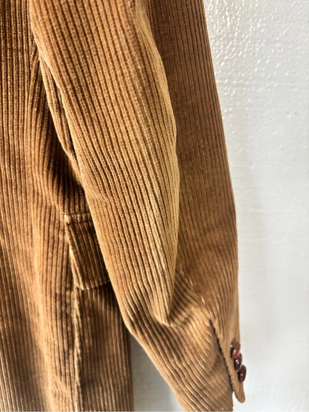Vintage 90s Corduroy Blazer - Brown Oversized Sport Coat - Boyfriend Blazer - 40